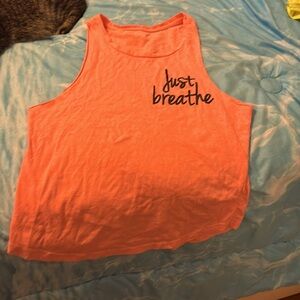 Just breathe tank top